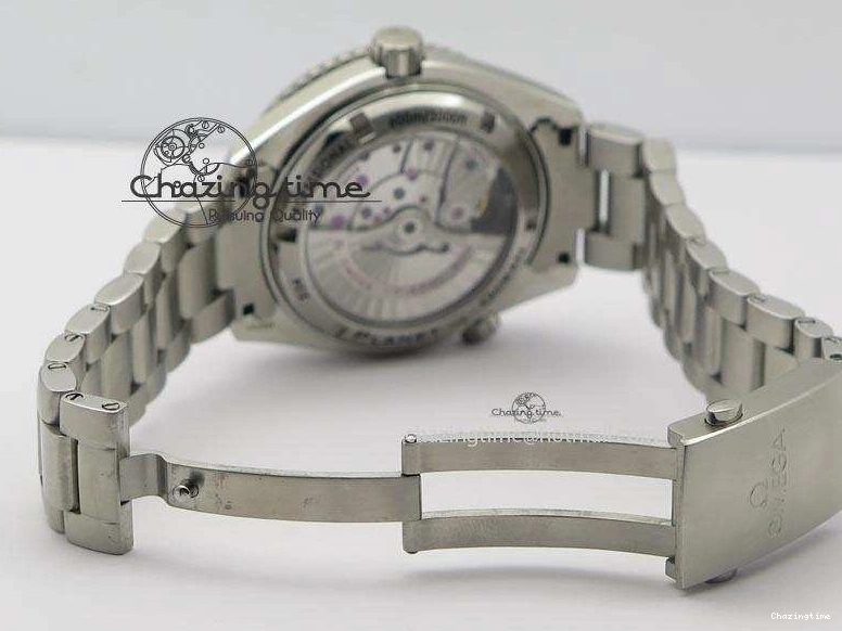 0820 FlexibleFit Planet Ocean SS Bp Maker 45mm Orange Bezel On SS Bracelet A 8216